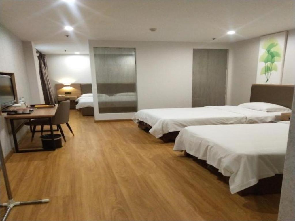 Greentree Inn Jining Yanzhou Jiuzhou Fangyuan Business Hotel Εξωτερικό φωτογραφία