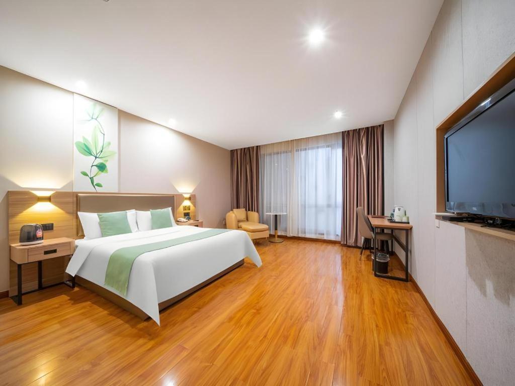 Greentree Inn Jining Yanzhou Jiuzhou Fangyuan Business Hotel Εξωτερικό φωτογραφία